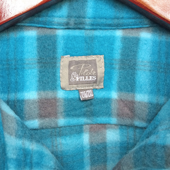 Pilote & Filles SOFT FLEECE Turquoise Shirt 2XL - Picture 6 of 6